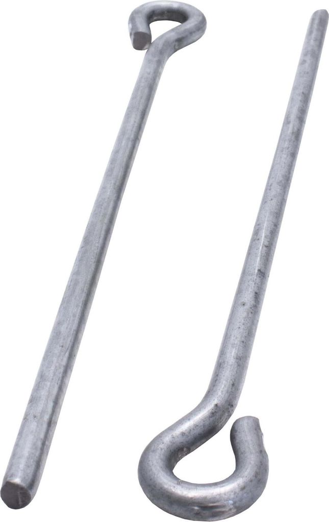 PROTEKTOR Abhängedraht mit Öse für Abhänger Trockenbau 100 Stück, 125mm Silber Zubehör Deckenprofile, Germany