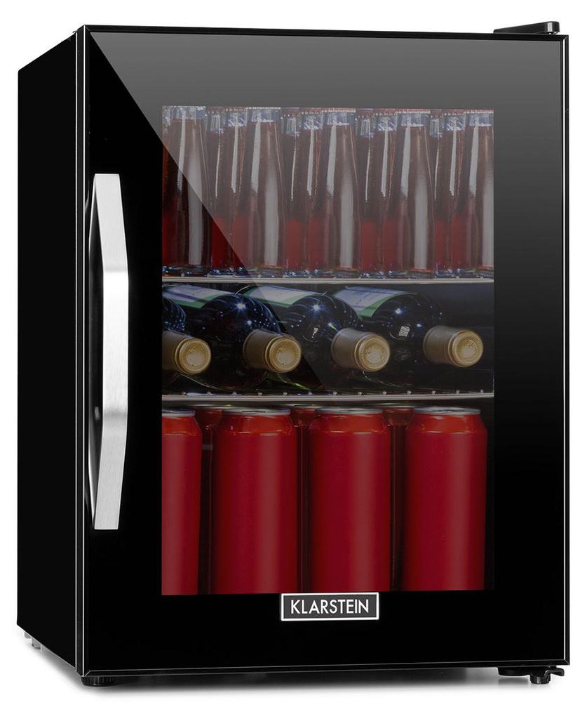 Klarstein Mini Kühlschrank mit Glastür, Mini-Kühlschrank Produktbild 