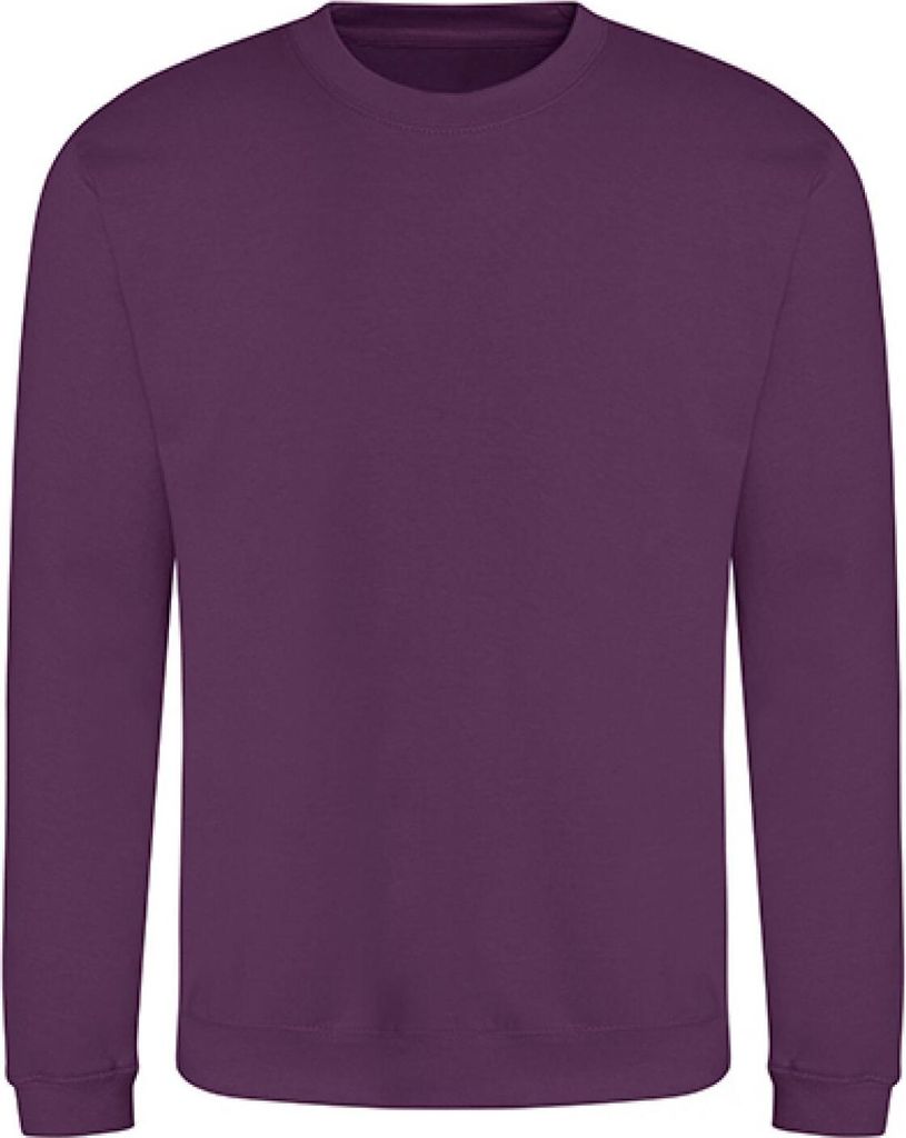 Just Hoods JH030 | Herren Sweatshirt +WRAP - Farbe: Plum - Größe: M