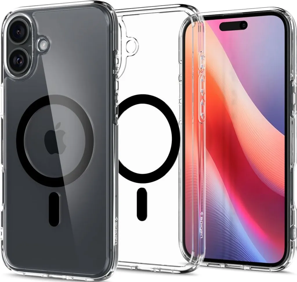 Offerta Cover iPhone 16 Spigen Ultra Hybrid Mag Nero | MagSafe Ready - 3