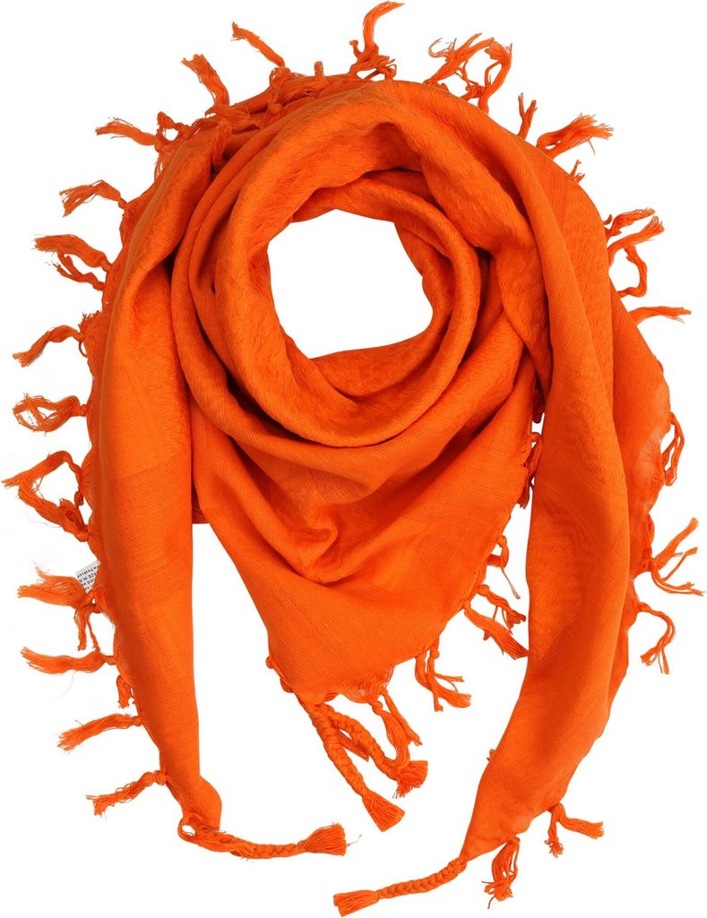 Palituch - orange - orange - Kufiya PLO Tuch Produktbild 1