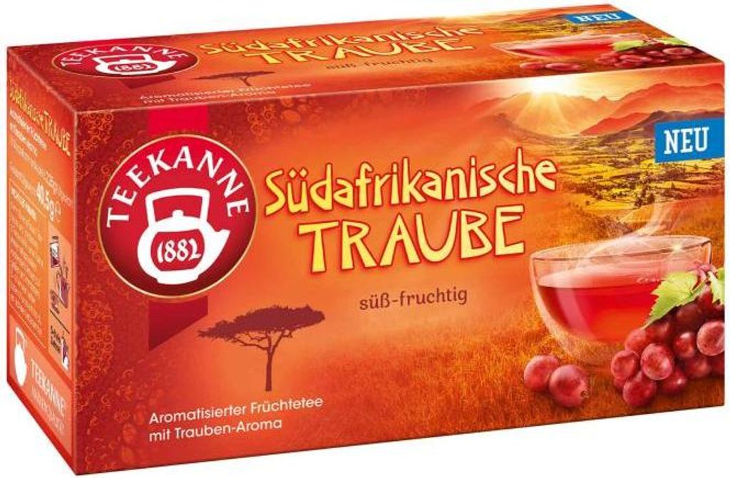 Teekanne Südafrikanische Traube 18er Produktbild 