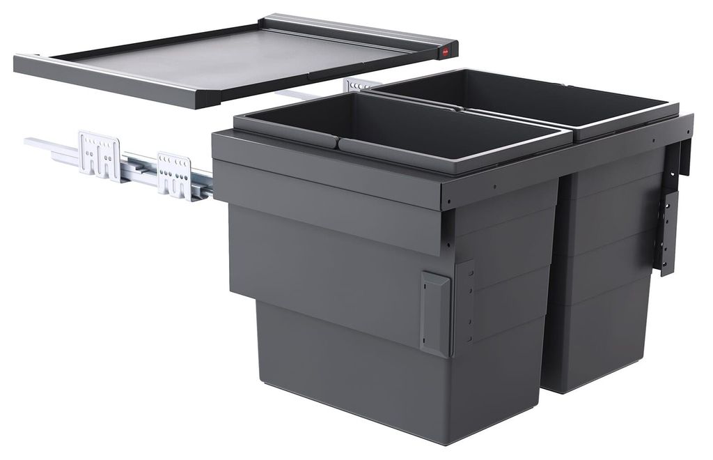 Collecteur de déchets Hailo 3608621 CS Slide Cargo Synchro Image du produit 