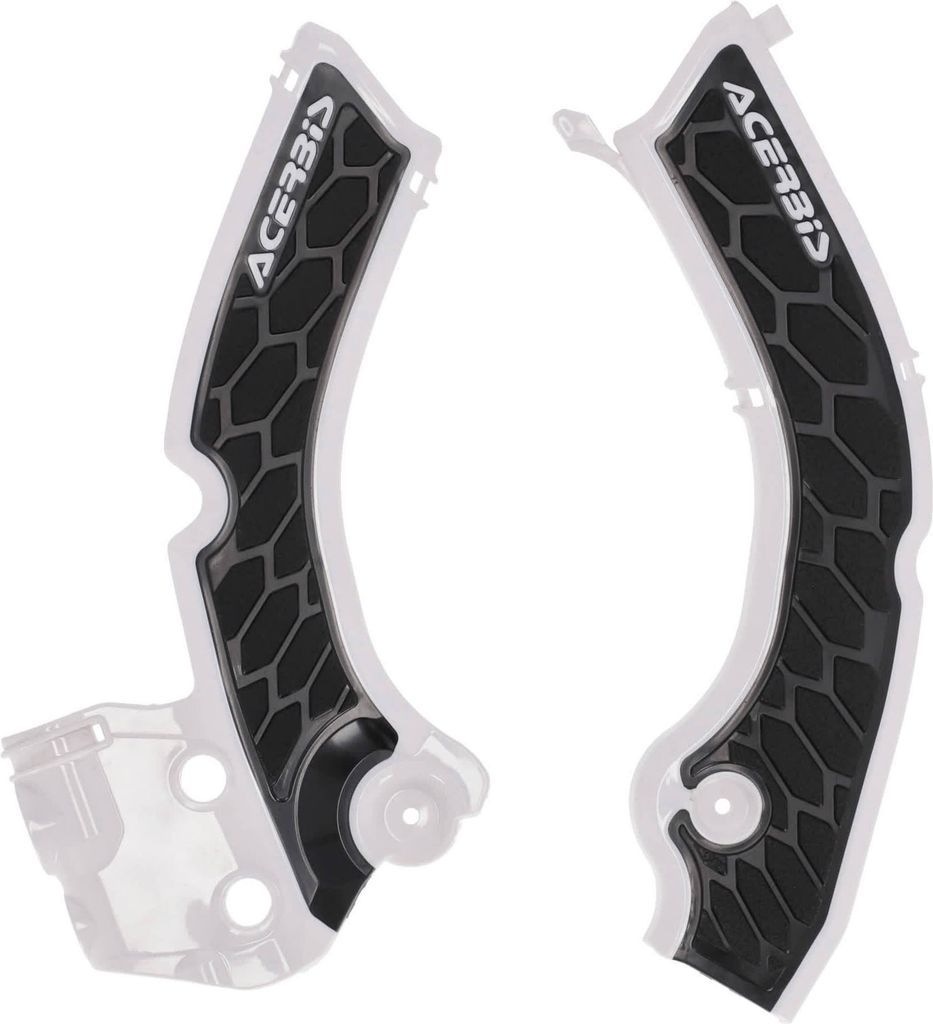 ACERBIS X-Grip Rahmenprotektor Weiß/Schwarz für TRIUMPH