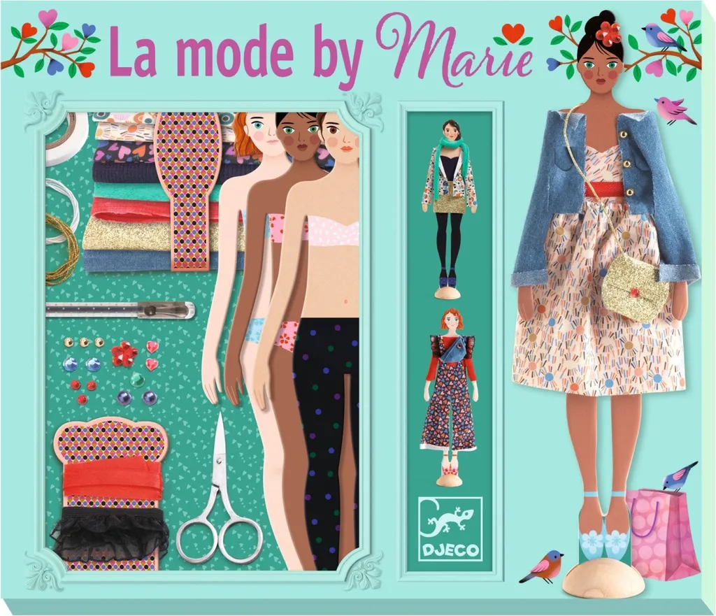 Laboratorio di Moda Marie Djeco DJ09335 - Imparare il Design per Bambini