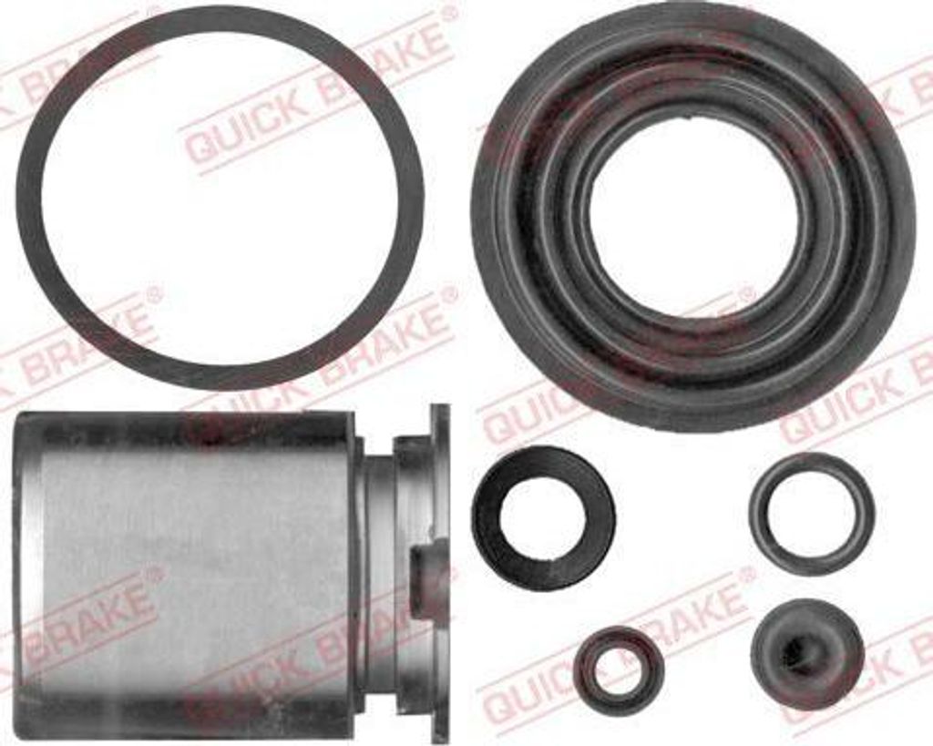 QUICK BRAKE 114-5009 Reparatursatz, Bremssattel OE kompatibel mit Mito, A3 8P, C4er, C4, Bravo, Multipla, Stilo, Mondeo, X-Type, Delta, 207, 307, ...