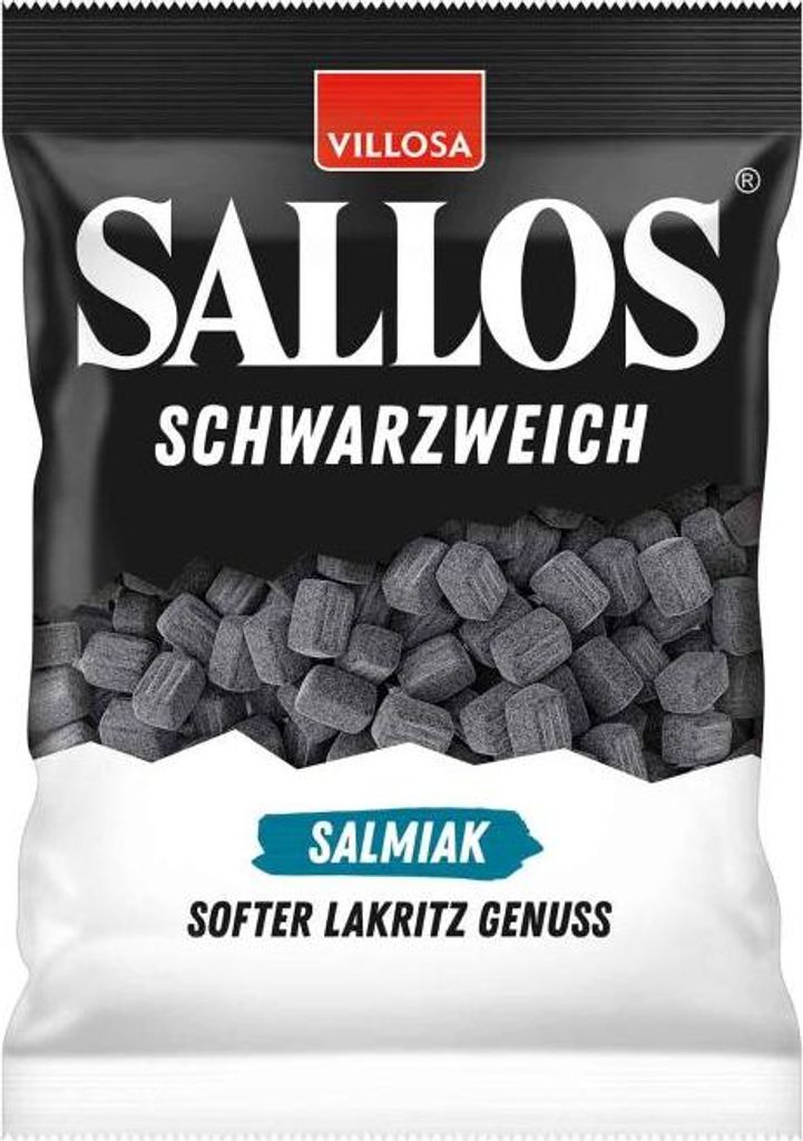 Sallos Schwarzweich Salmiak 200g Produktbild 