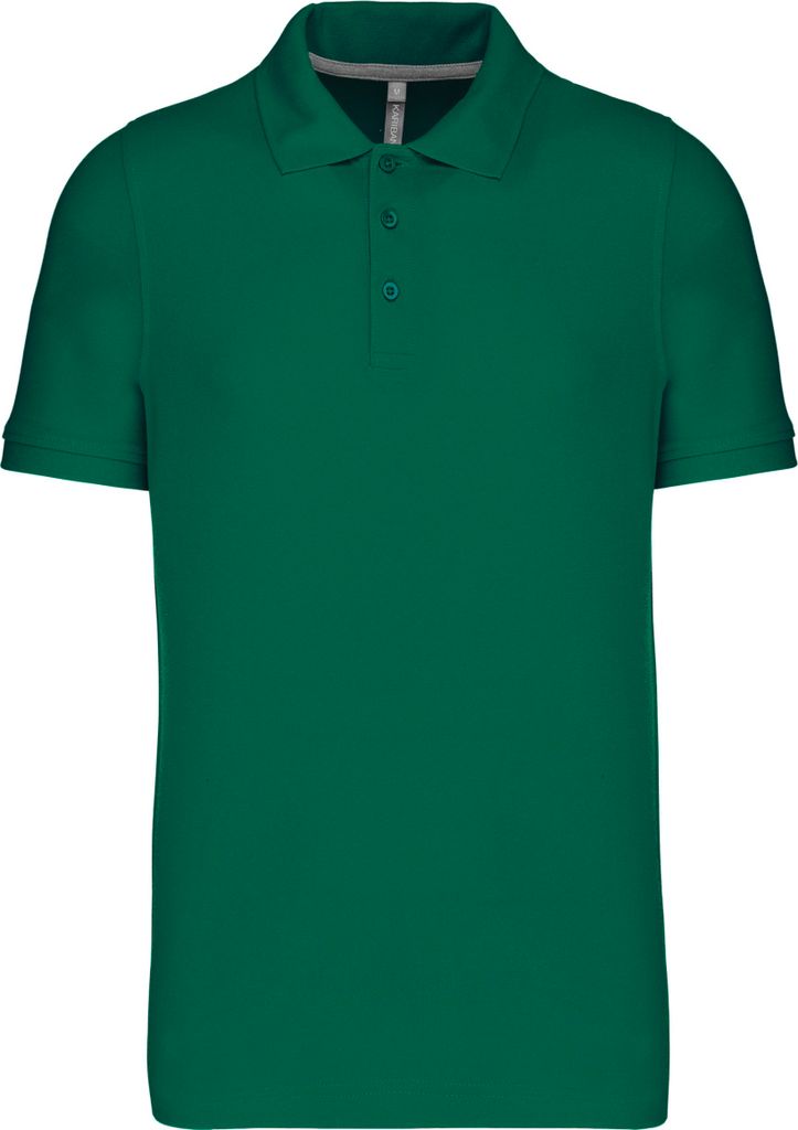 Kariban Herren Polo-Shirt Poloshirt Basic Kragen Polohemd Kurzarm T-Shirt, Größe:XL, Farbe:Kelly Green