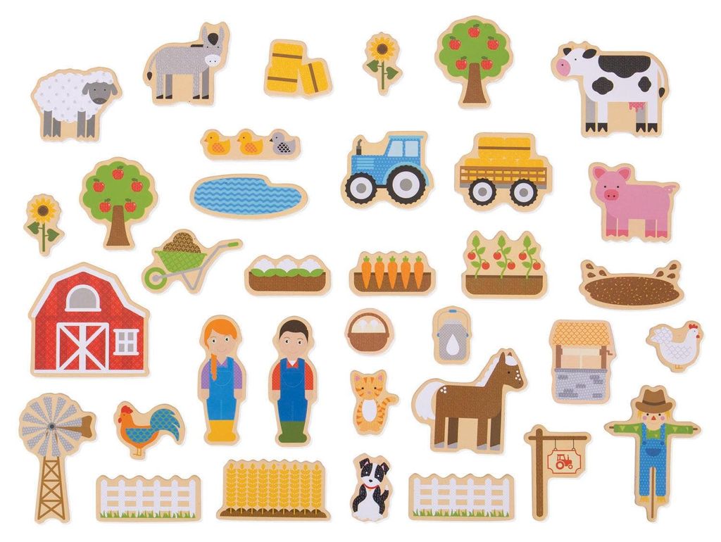 Bigjigs Toys Magnetky farma Bigjigs Obrázok produktu 