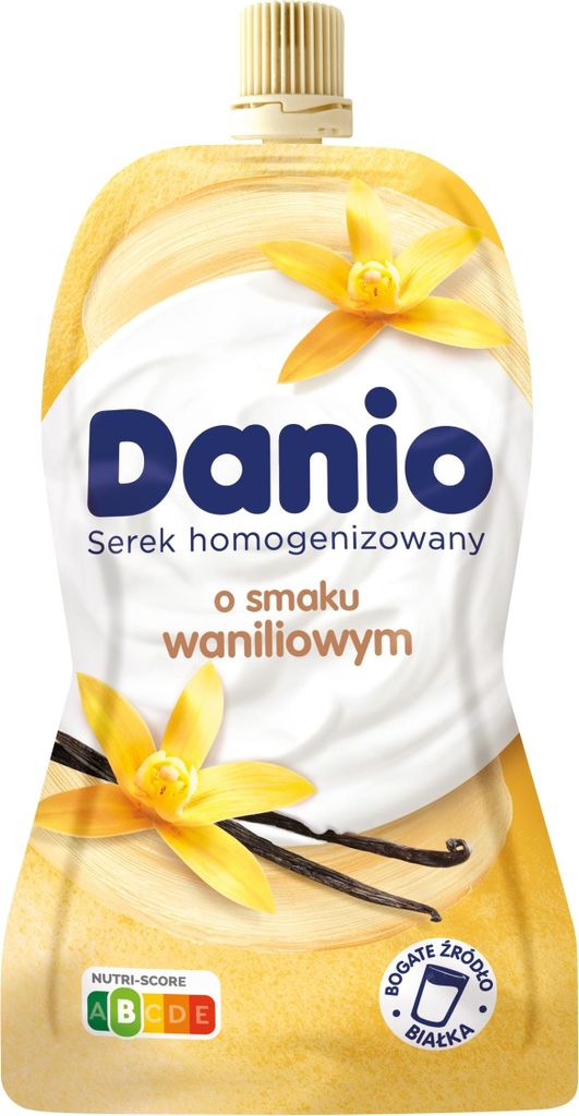 Danio Serek homogenizowany o smaku waniliowym 120 g Zdjęcie produktu 