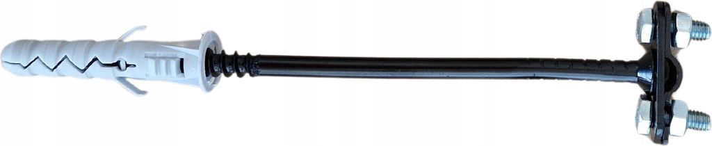 Blitzschutz-Wandhalterung für Fangeinrichtungen und Leitungen Fi 12 L -160mm SCHWARZ
