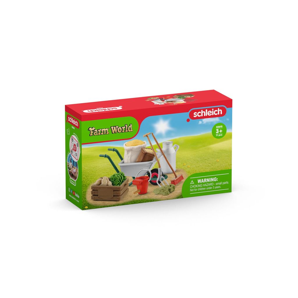 Schleich Farm World Stallpflege Zubehör 42610
