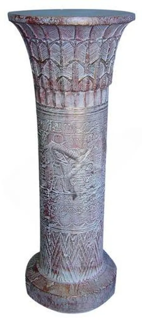 Sublimez vos angles de pièces avec cette colonne égyptienne artistique