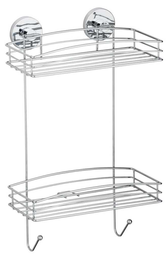 WENKO cestino bagno doccia parete scaffale mensole Immagine del prodotto 