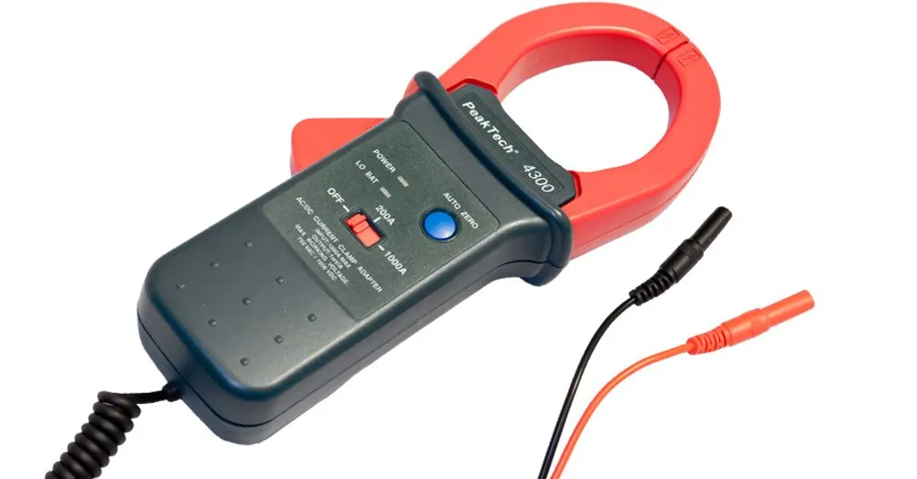 Mesurez 1000A sans Couper de Câble : Adaptateur PeakTech P 4300 4mm - 4