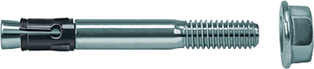 Fischer FNA II 6 x 25, Spreizdübel, Beton, Metall, Silber, 1 cm, 45 mm