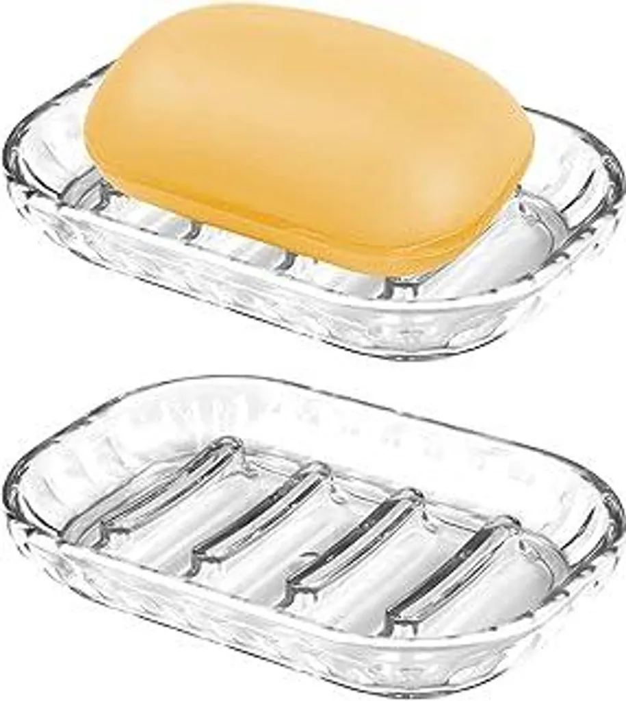 Portasapone Autodrenante In Silicone (2 Pezzi) - Ispessito E Antiscivolo Per Doccia E Bagno - 3
