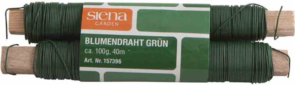 SIENA GARDEN Blumendraht grün SB 2 Stück auf Spule