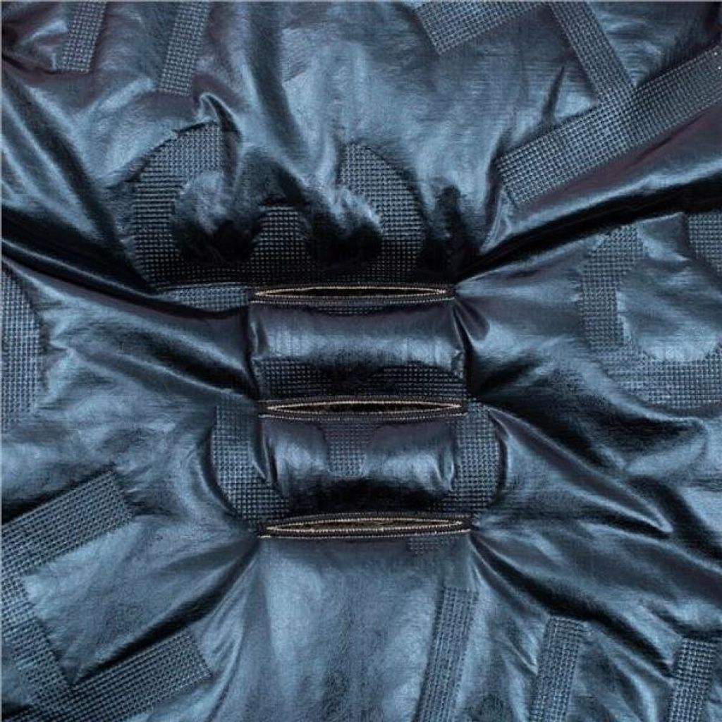 New Baby Luxus-Babytrage mit Sitzkissen blau