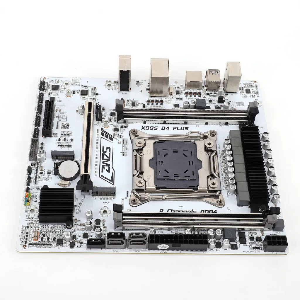 Carte Mère JINGSHA LGA 2011-3 V3/V4 MATX avec DDR4 128 Go et NVMe M.2