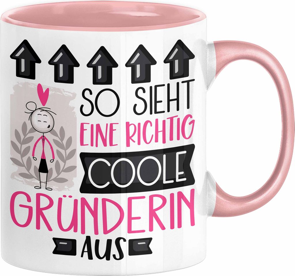 Gründerin Geschenk Tasse Lustig Geschenkidee für Gründerin Produktbild 