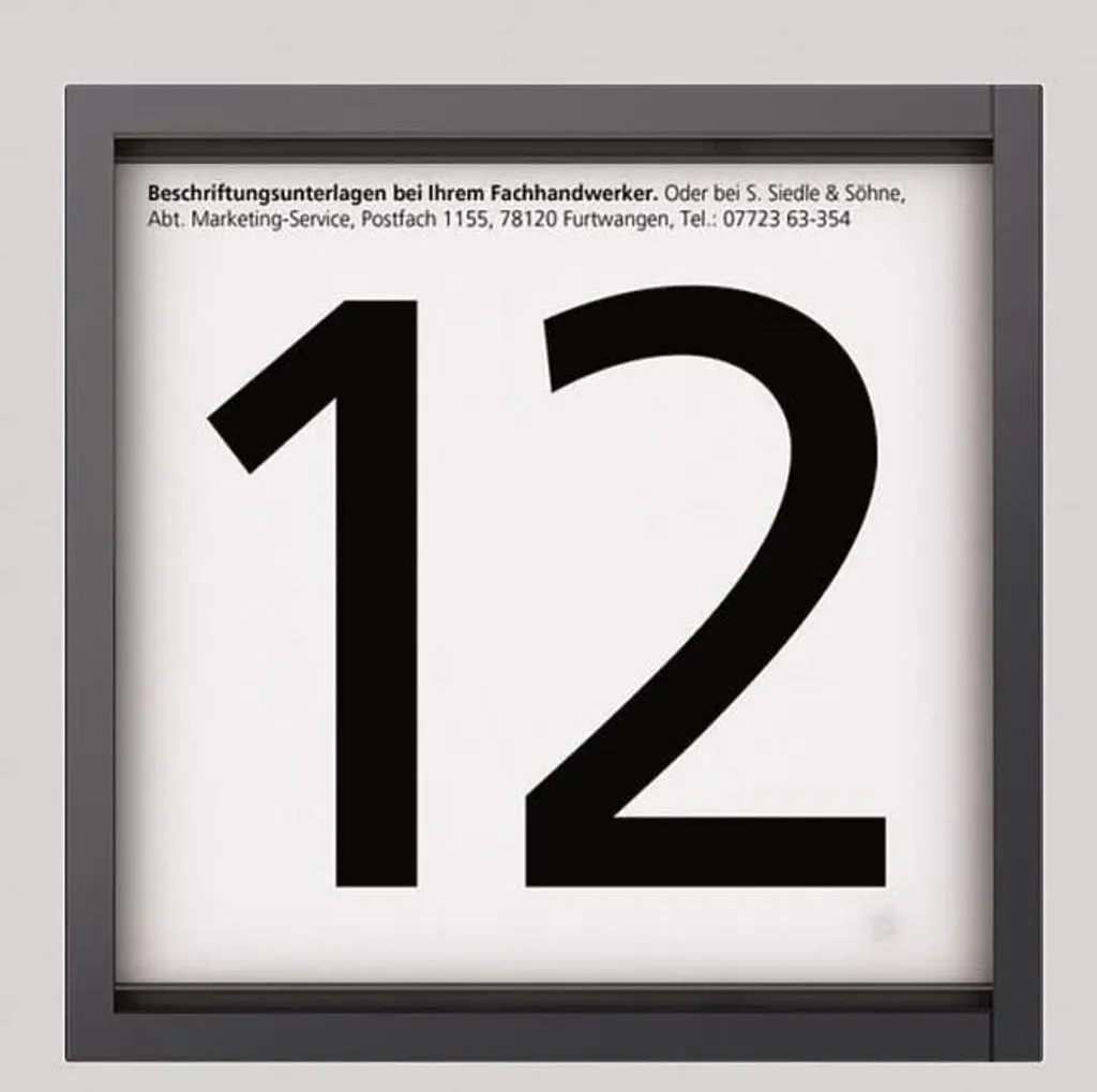 Module d'affichage IM 612-0 AG pour identifier votre entrée Siedle