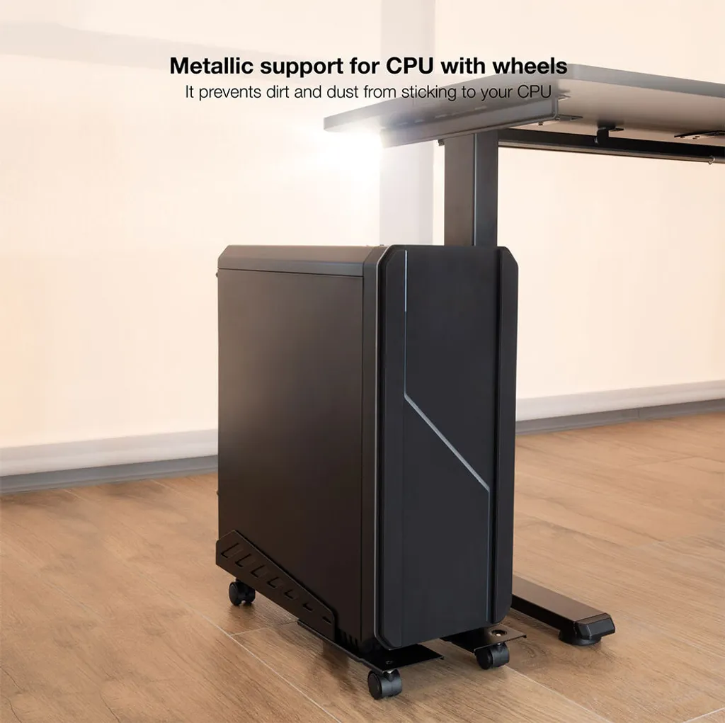 TooQ UMCS0024-B Support Unité Centrale Réglable Argenté One Size - 4