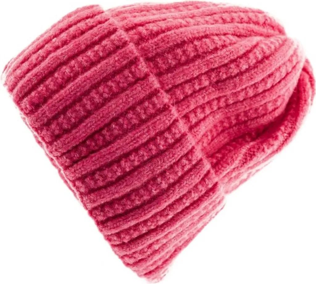 Cappello Beanie Rosa Trecce Viscosa - Accessorio Moda Unisex Invernale - 2