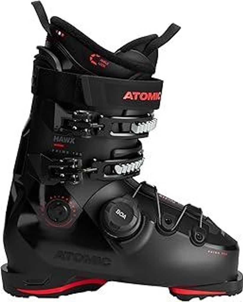 Atomic HAWX Prime 100 BOA Skischuhe - Mittelbreite Ski-Boots mit 100 mm Passform & 100er-Flex - Hochwertige Ski-Schuhe mit präzisem BOAFit System