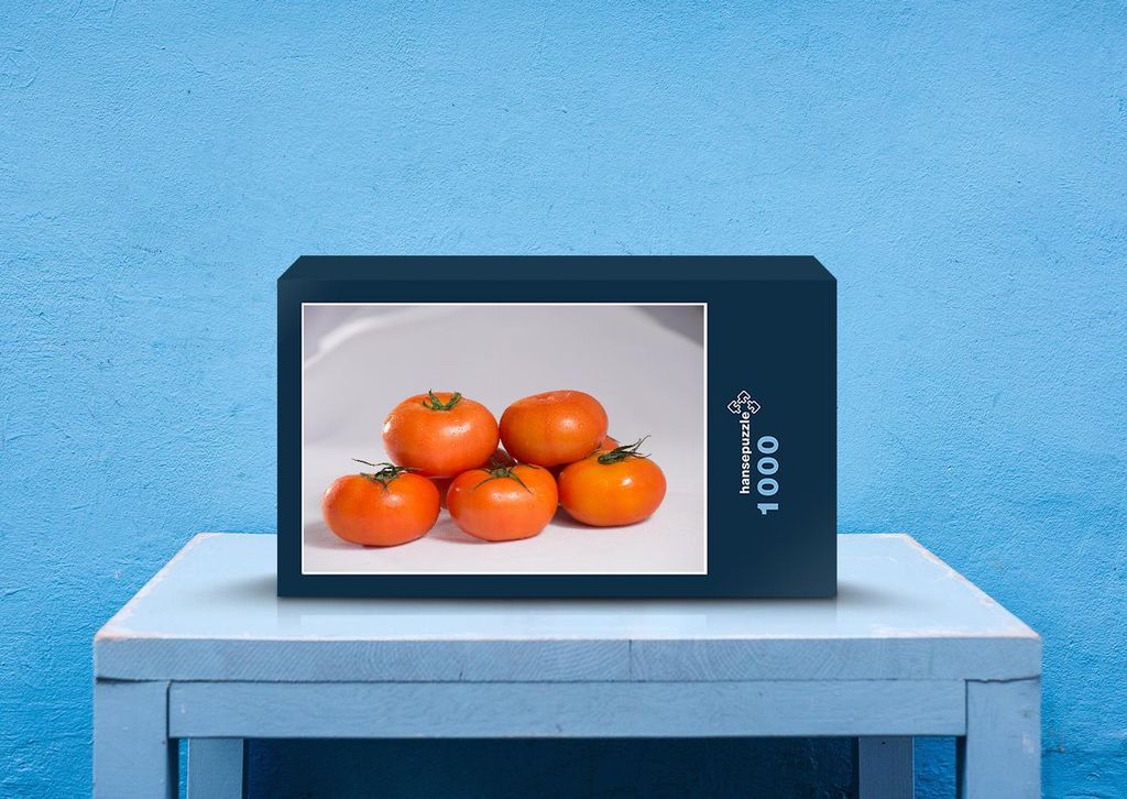 hansepuzzle 33105 - Tomaten Puzzle, 1000 Teile, Ernährung, 60,0 x 46,0cm mit hochwertiger Aufbewahrung, Kartonbox und wiederverschließbarem Beutel