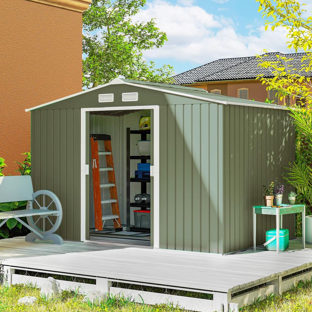 Domek ogrodowy Outsunny 4,9 m², z dachem dwuspadowym, Zdjęcie produktu 