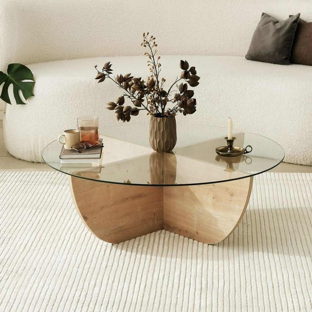 Skye Decor, Lily - Sapphire Oak, Couchtische, Saphir-Eiche, Produktbild 