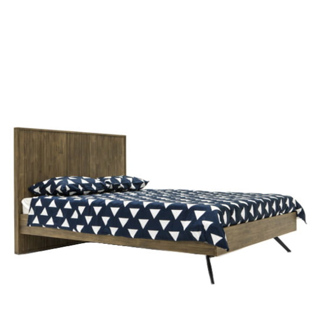 OXM Massa-Bett Braun 189 x 120 x 209 cm Produktbild 