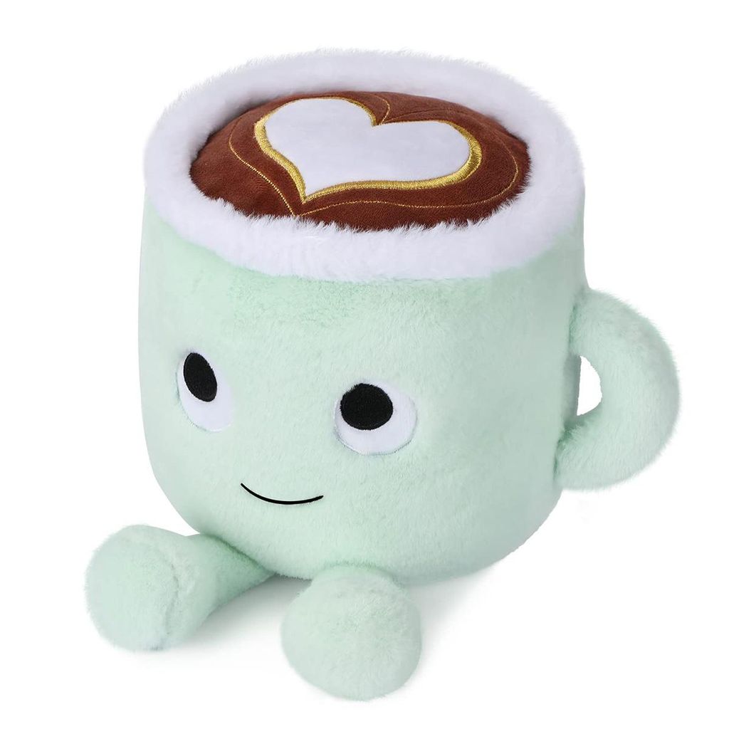 Flauschiges Latte Plüschtier Kissen 30 cm – Produktbild 