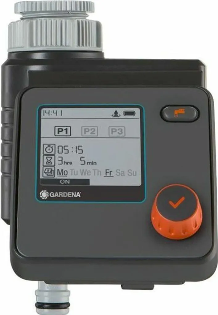 Programmateur d'arrosage Gardena 1891-20 avec 3 cycles et écran LCD