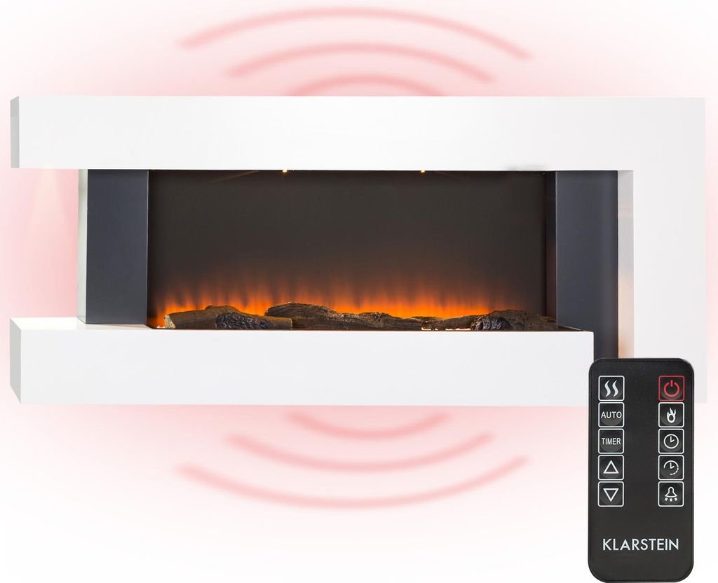 Klarstein Cheminee Electrique Effet Flamme, Cheminée Image du produit 