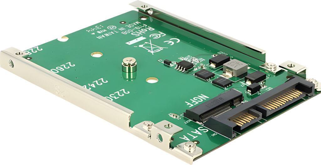 DELOCK SATA Konverter SATA 22Pin -> 67Pin M.2 NGFF 2,5"