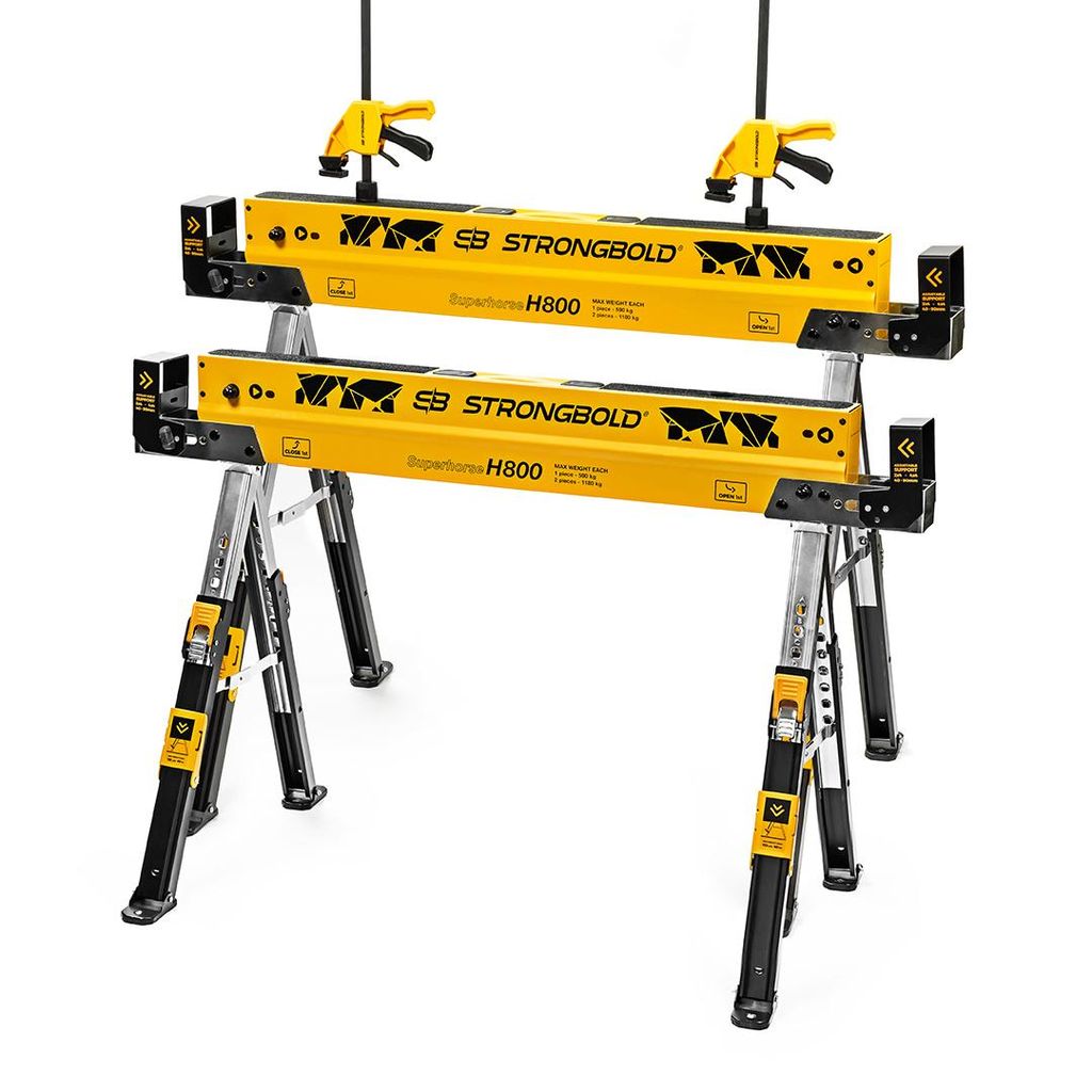 STRONGBOLD Superhorse H800 Coppia di Cavalletti da Lavoro Immagine del prodotto 