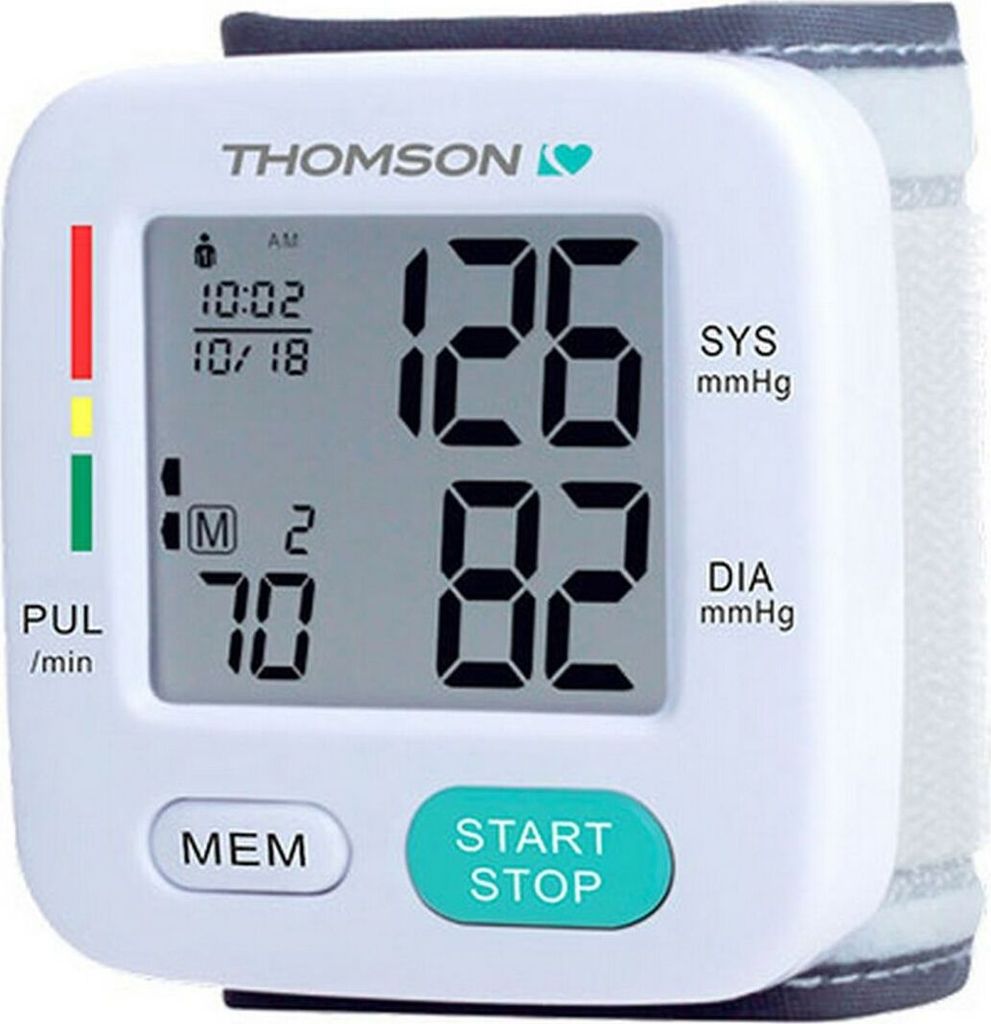 Thomson Blutdruckmessgerät Handgelenk Cardio Tugh60 Portables Display Gesundheit