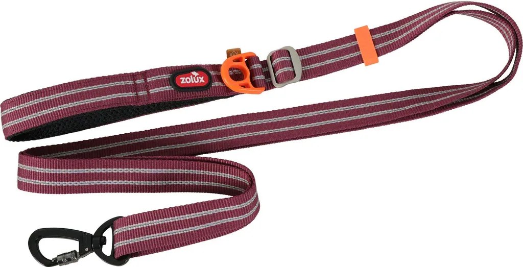 Laisse Bivouak robuste 25mm vert or, longueur ajustable 1m15-2m
