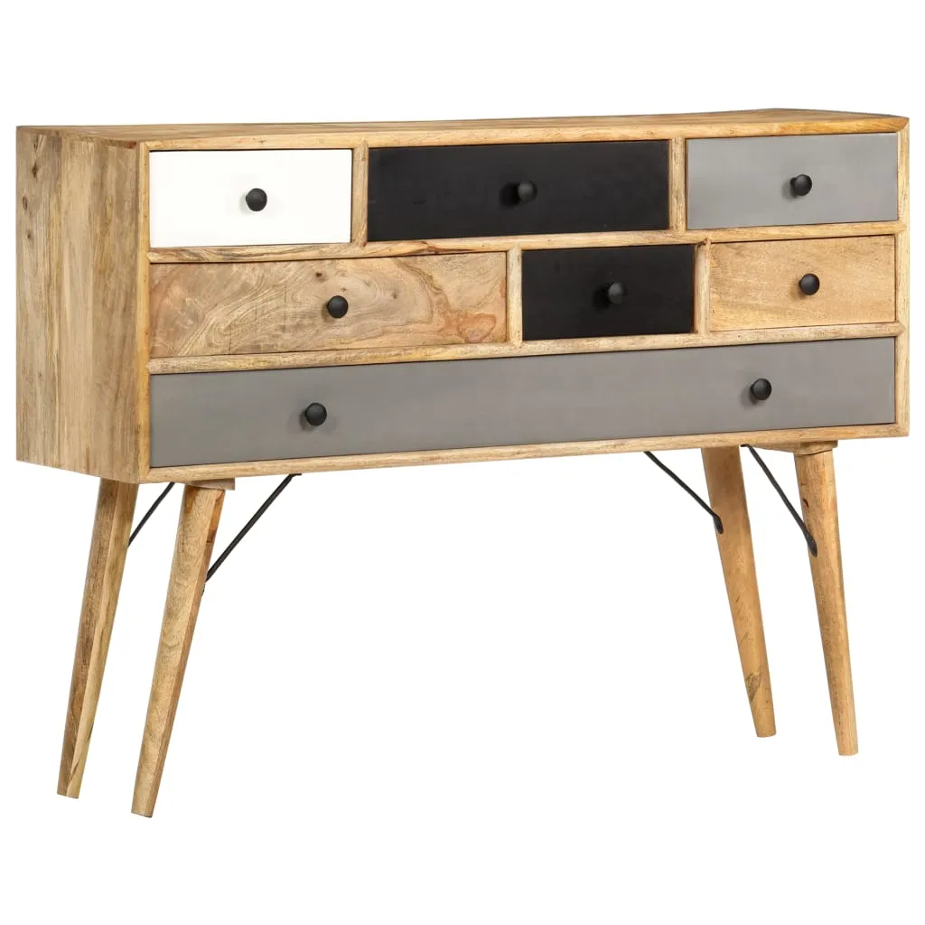 Buffet CLORIS III en bois de manguier massif - Meuble 80 x 35 x 70 cm