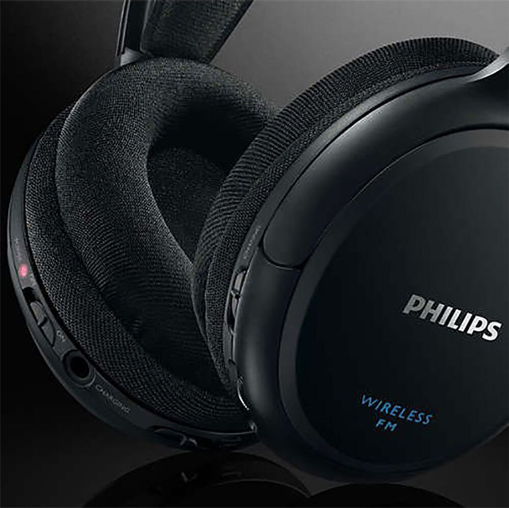 Philips SHC5200 kabelloser HiFi Kopfhörer schwarz Produktbild 4