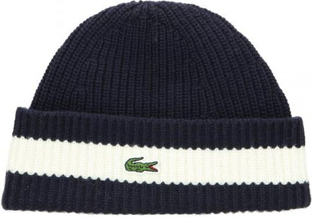 Lacoste Lacoste Uni  Beanie - czapka z prążkowanej wełny Zdjęcie produktu 
