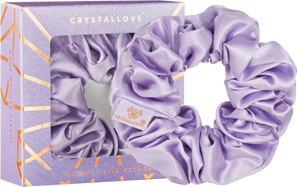 Elastico in Seta CRYSTALLOVE Lilla Flieder - Addio Capelli Spezzati