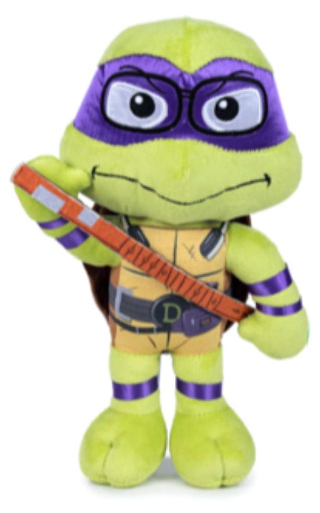 Teenage Mutant Ninja Turtles Donatello Kuscheltier - 22 cm Plüschtier TMNT Stofftier