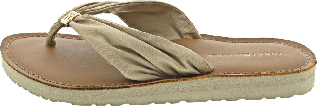 Infradito donna TOMMY HILFIGER lacci in tessuto e Immagine del prodotto 