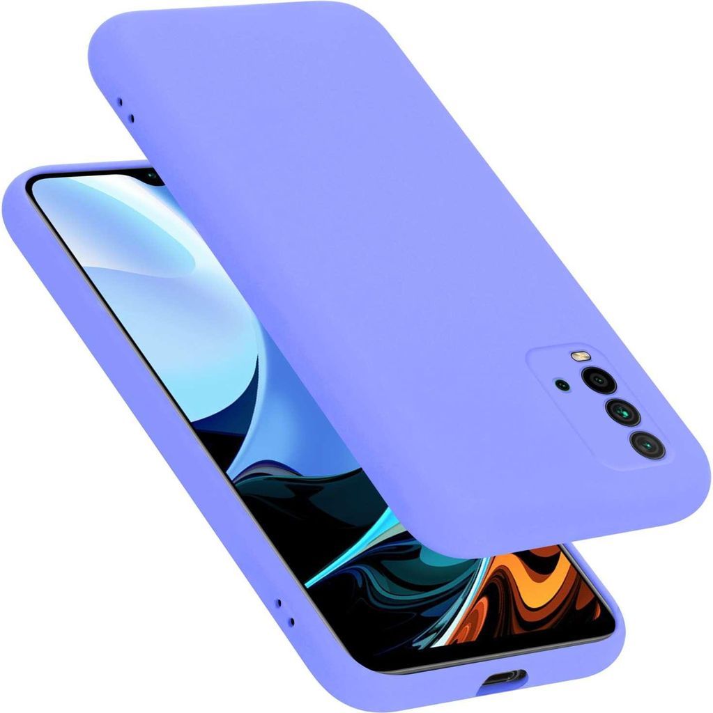 Cadorabo Hülle für Xiaomi RedMi 9T Hülle Silikon Handyhülle Case aus flüssigem Silikon, Kratzfeste und stoßfeste Schutzhülle für Xiaomi Red...