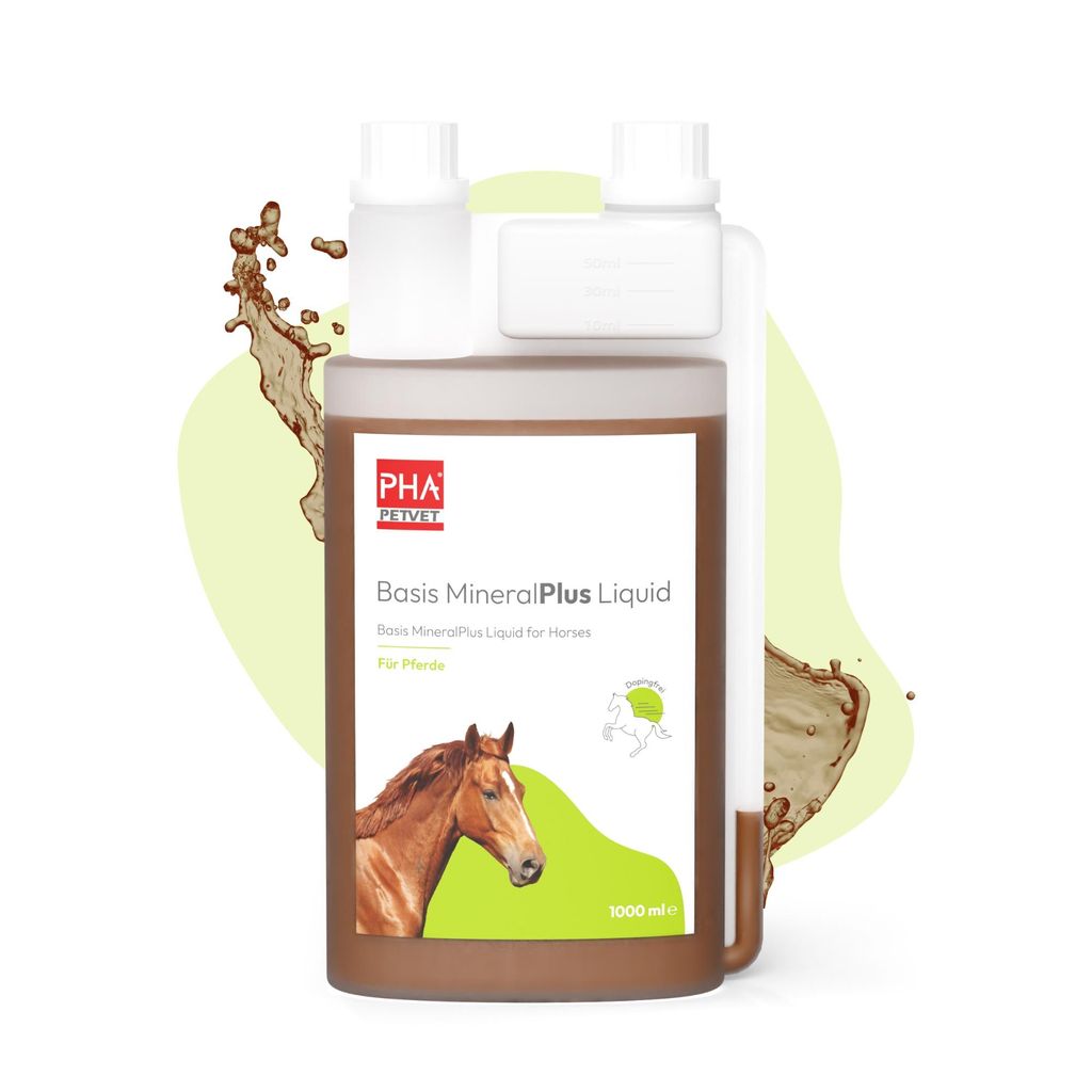 PHA Basis MineralPlus Liquid für Pferde 1000 ml