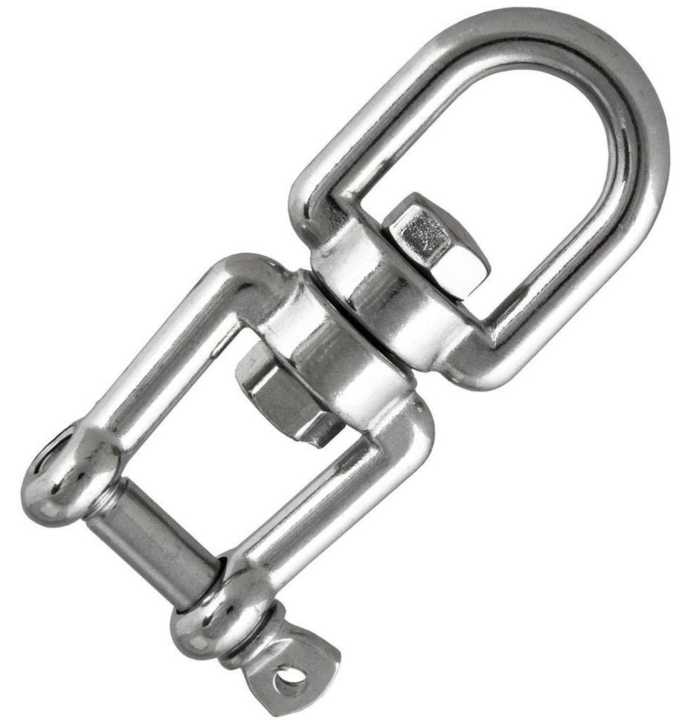 AG-BOX Wirbel D=10 Auge/Gabel Edelstahl A4, 1 Stück