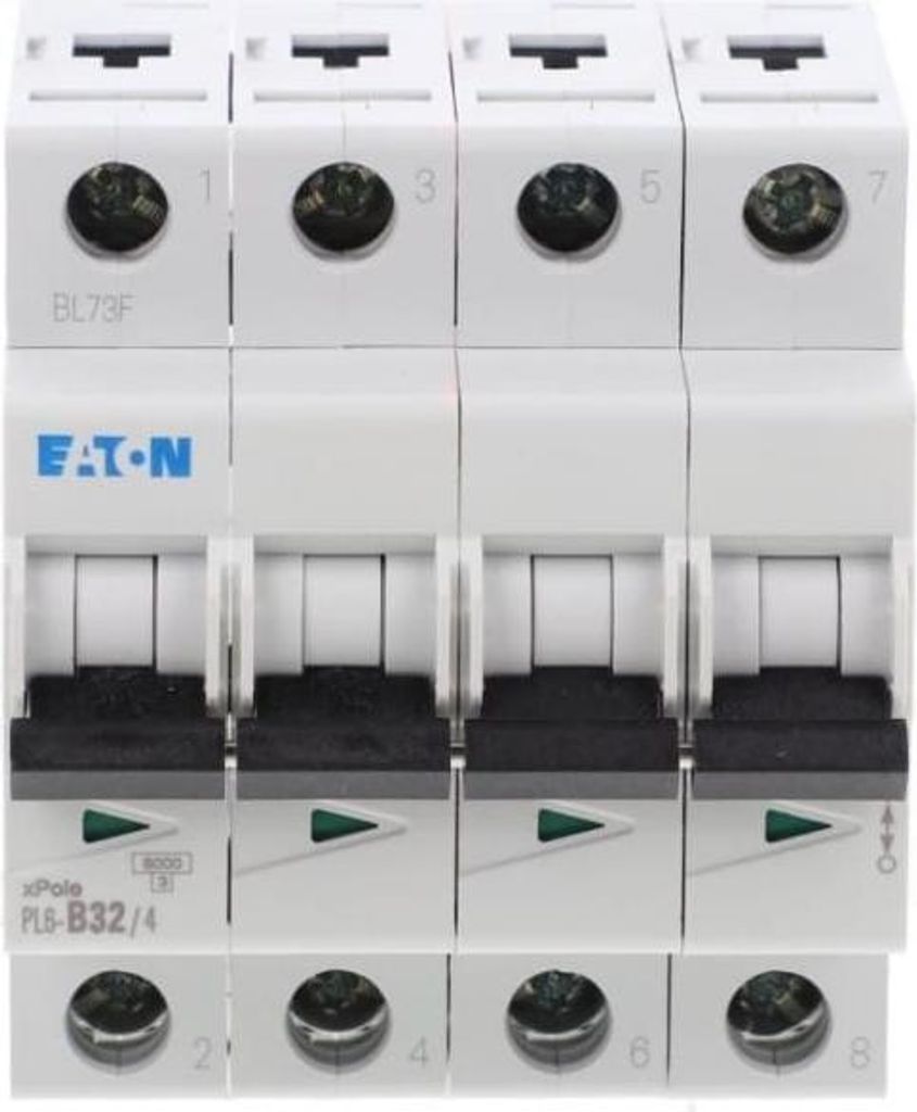 Leitungsschutzschalter 4P B 32A 6kA AC PL6-B32/4 166500
